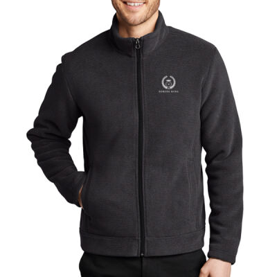 Enter Clean/Sober Date On Right Sleeve! - Ultra Warm Brushed Fleece Jacket Thumbnail